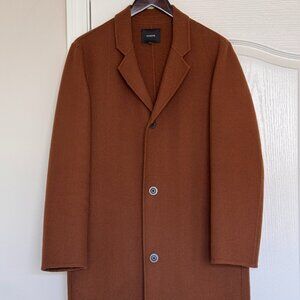Vince Wool Coat Cashmere Brown Long Jacket